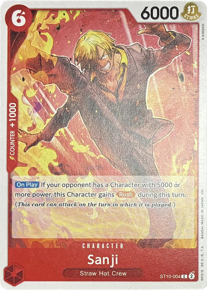 Sanji - ST10-004 (ST10-004) [Learn Together Deck Set]