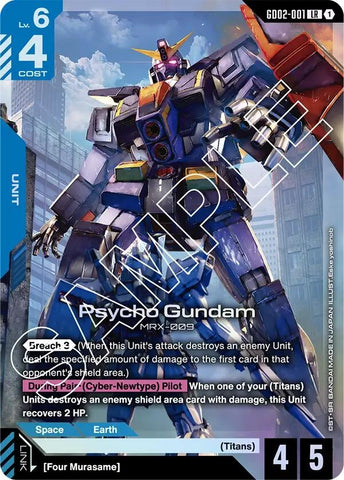 Image for Psycho Gundam (GD02-001) [Dual Impact] - Gundam Card Game