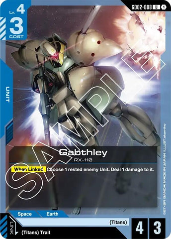 Image for Gabthley (GD02-008) [Dual Impact] - Gundam Card Game