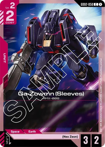 Image for Ga-Zowmn (Sleeves) (GD02-050) [Dual Impact] - Gundam Card Game