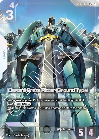 Carta's Graze Ritter (Ground Type) (R+) (GD02-073) [Dual Impact]