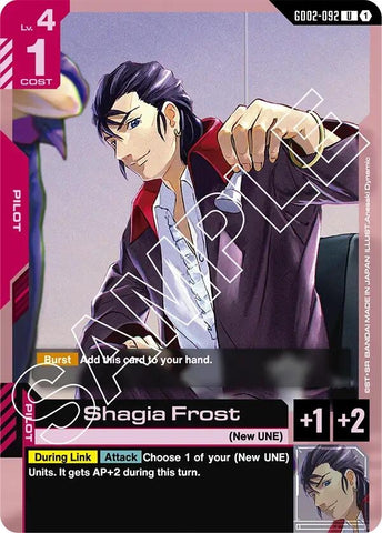 Image for Shagia Frost (GD02-092) [Dual Impact] - Gundam Card Game