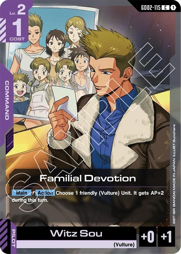 Image for Familial Devotion (GD02-115) [Dual Impact] - Gundam Card Game