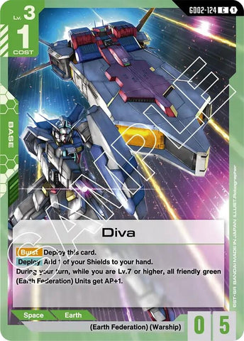 Image for Diva (GD02-124) [Dual Impact] - Gundam Card Game