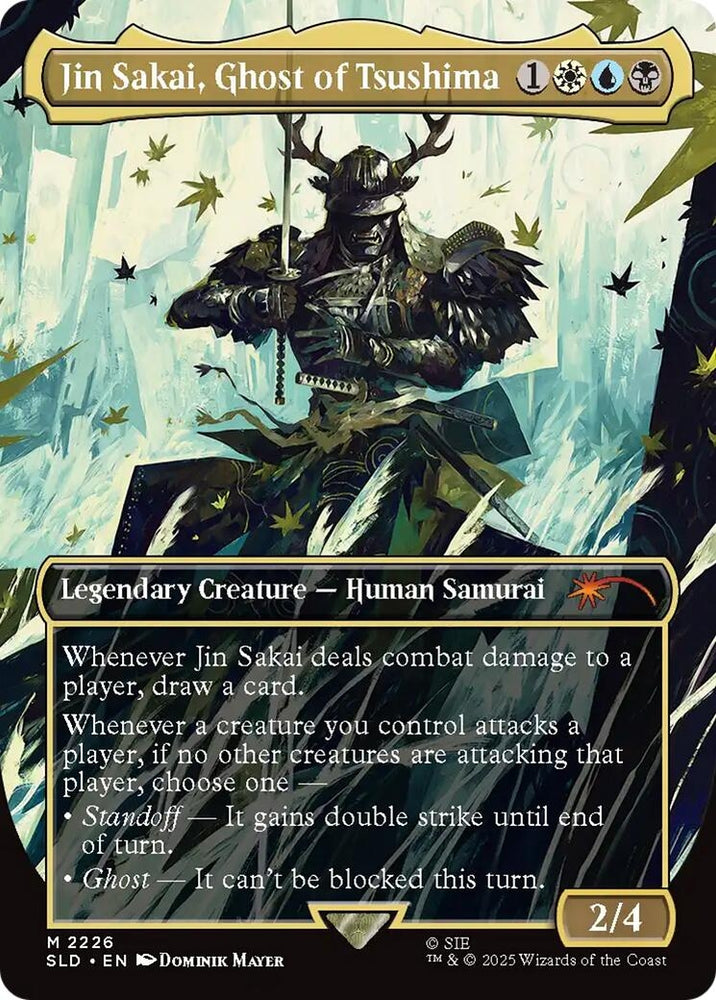 Image for Jin Sakai, Ghost of Tsushima (2226) [Secret Lair Drop Series] - Magic: The Gathering