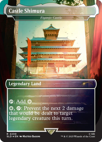 Image for Castle Shimura - Eiganjo Castle (Rainbow Foil) (2230) [Secret Lair Drop Series] - Magic: The Gathering