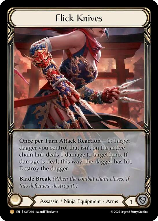 Image for Flick Knives (Extended Art) (SUP244) [Super Slam] - Flesh and Blood TCG