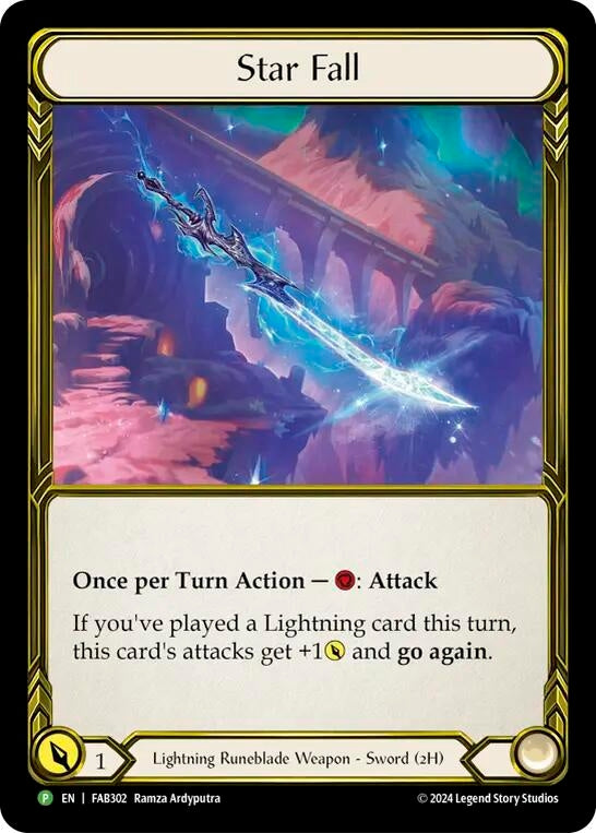 Image for Star Fall (Golden) - FAB302 (FAB302) [Flesh and Blood: Promo Cards] - Flesh and Blood TCG