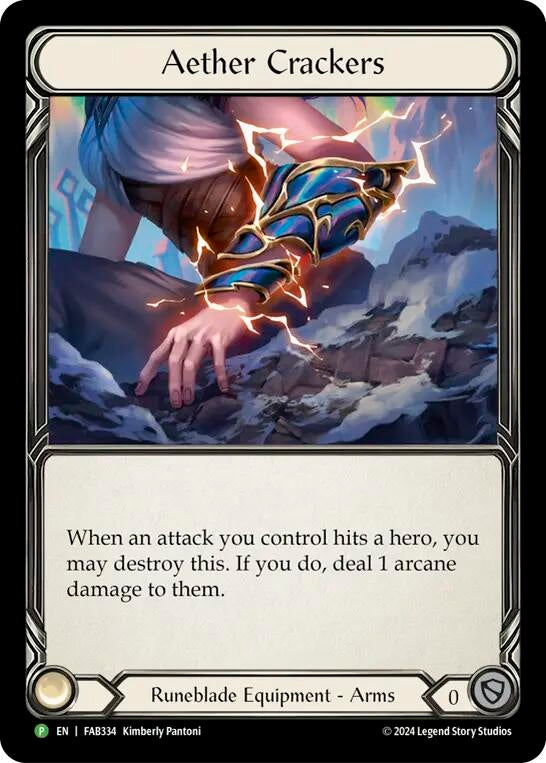 Image for Aether Crackers - FAB334 (FAB334) [Flesh and Blood: Promo Cards] - Flesh and Blood TCG