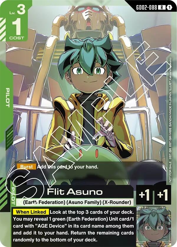 Image for Flit Asuno (GD02 Release Event) (GD02-088) [Gundam Promotional Cards] - Gundam Card Game