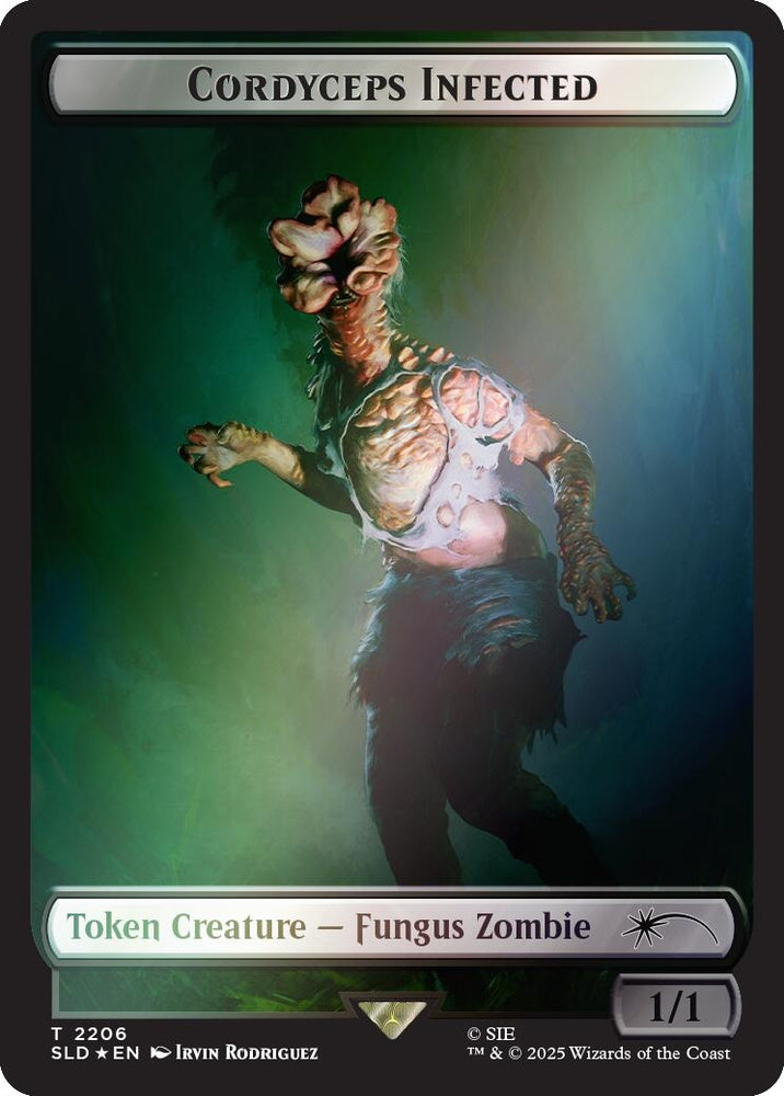 Image for Cordyceps Infected Token (2206) (Rainbow Foil) (2206) [Secret Lair Drop Series] - Magic: The Gathering