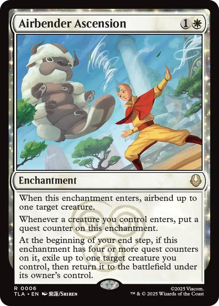 Image for Airbender Ascension (6) [Avatar: The Last Airbender] - Magic: The Gathering