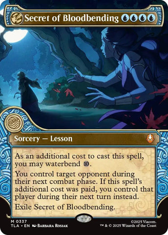 Image for Secret of Bloodbending (Showcase) (337) [Avatar: The Last Airbender] - Magic: The Gathering