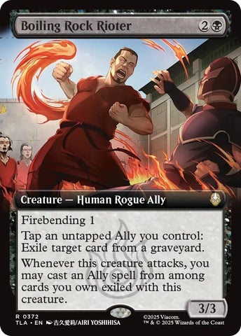 Image for Boiling Rock Rioter (Extended Art) (372) [Avatar: The Last Airbender] - Magic: The Gathering