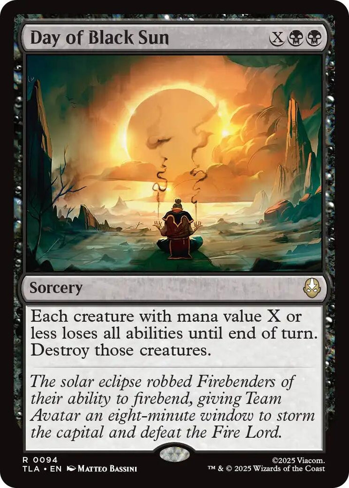 Image for Day of Black Sun (94) [Avatar: The Last Airbender] - Magic: The Gathering