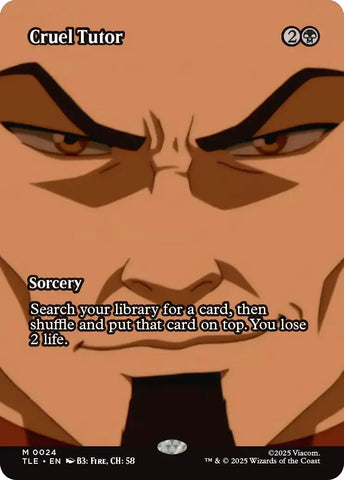 Image for Cruel Tutor (Borderless) (24) [Avatar: The Last Airbender: Eternal-Legal] - Magic: The Gathering