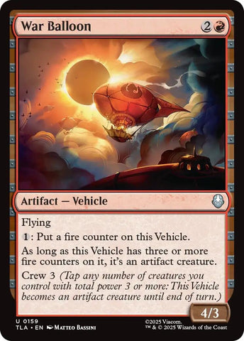 Image for War Balloon (159) [Avatar: The Last Airbender] - Magic: The Gathering