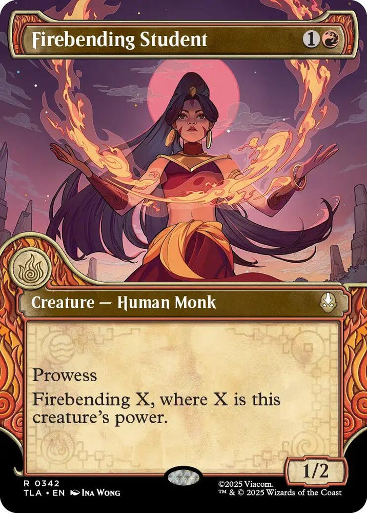 Image for Firebending Student (Showcase) (342) [Avatar: The Last Airbender] - Magic: The Gathering
