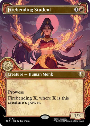 Image for Firebending Student (Showcase) (342) [Avatar: The Last Airbender] - Magic: The Gathering