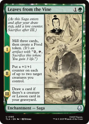 Image for Leaves from the Vine (185) [Avatar: The Last Airbender] - Magic: The Gathering
