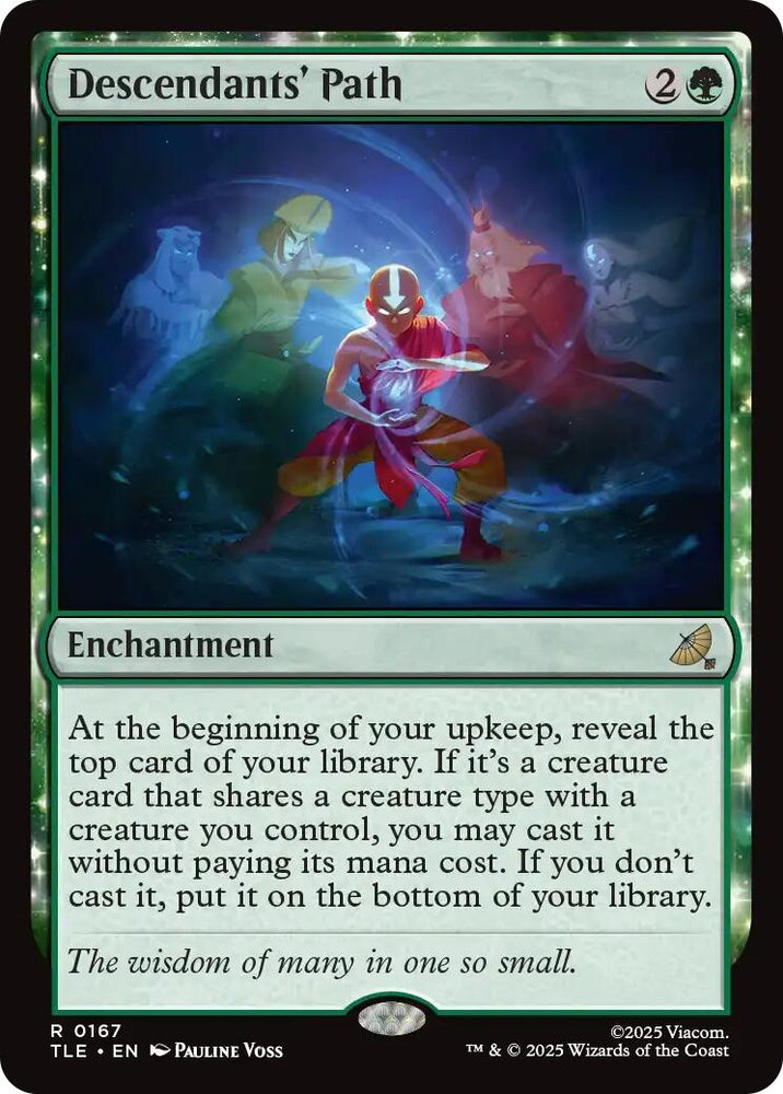 Image for Descendants' Path (167) [Avatar: The Last Airbender: Eternal-Legal] - Magic: The Gathering