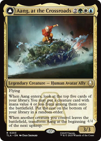 Image for Aang, at the Crossroads (203) [Avatar: The Last Airbender] - Magic: The Gathering