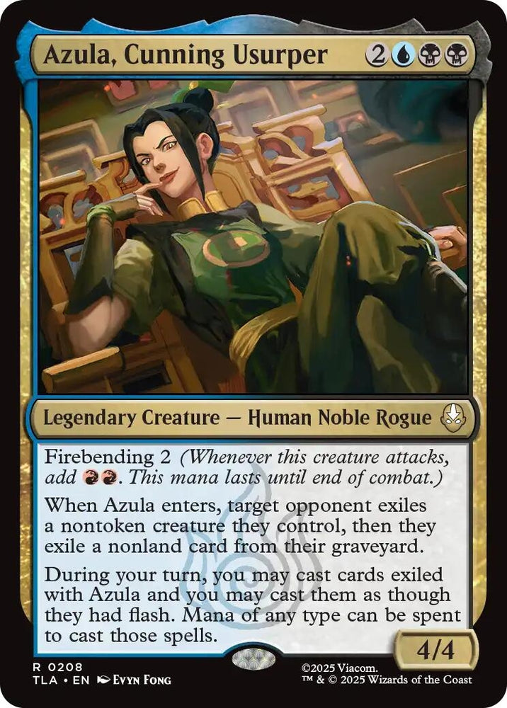 Image for Azula, Cunning Usurper (208) [Avatar: The Last Airbender] - Magic: The Gathering