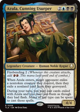 Image for Azula, Cunning Usurper (208) [Avatar: The Last Airbender] - Magic: The Gathering