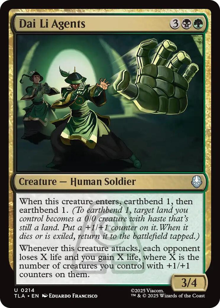 Image for Dai Li Agents (214) [Avatar: The Last Airbender] - Magic: The Gathering