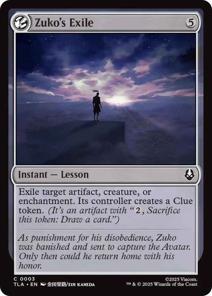 Image for Zuko's Exile (3) [Avatar: The Last Airbender] - Magic: The Gathering