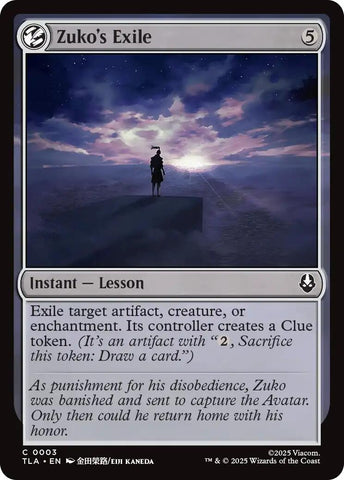 Image for Zuko's Exile (3) [Avatar: The Last Airbender] - Magic: The Gathering