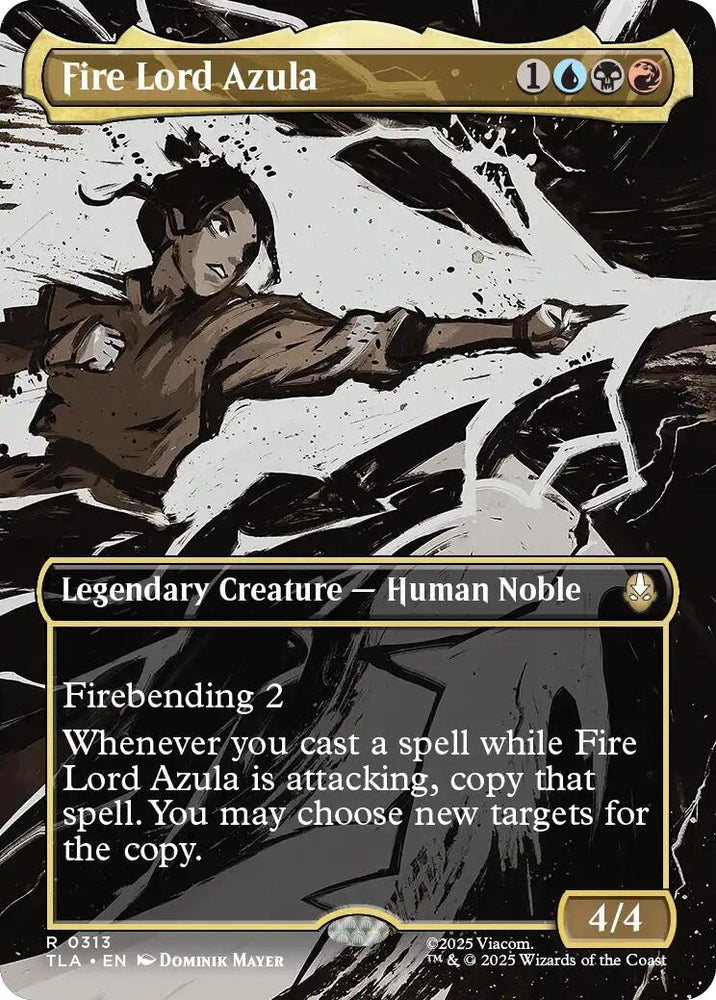 Image for Fire Lord Azula (0313) (Borderless) (313) [Avatar: The Last Airbender] - Magic: The Gathering