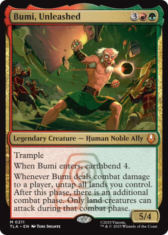 Image for Bumi, Unleashed (211) [Avatar: The Last Airbender] - Magic: The Gathering