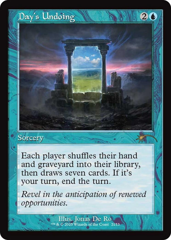 Image for Day's Undoing (Retro Frame) (2153) [Secret Lair Drop Series] - Magic: The Gathering