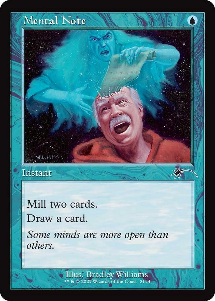 Image for Mental Note (Retro Frame) (2154) [Secret Lair Drop Series] - Magic: The Gathering