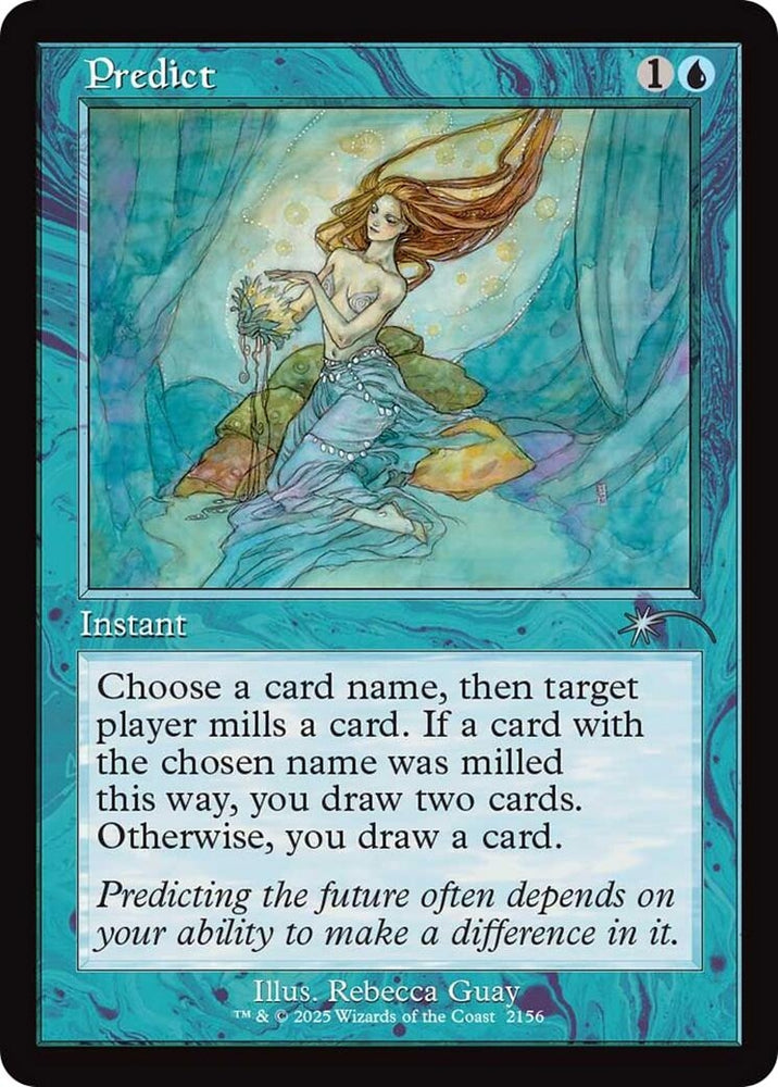 Image for Predict (Retro Frame) (2156) [Secret Lair Drop Series] - Magic: The Gathering