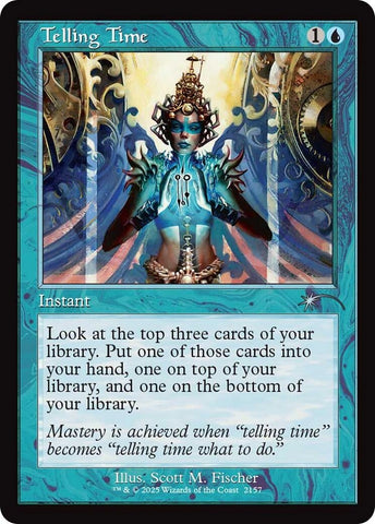 Image for Telling Time (Retro Frame) (2157) [Secret Lair Drop Series] - Magic: The Gathering