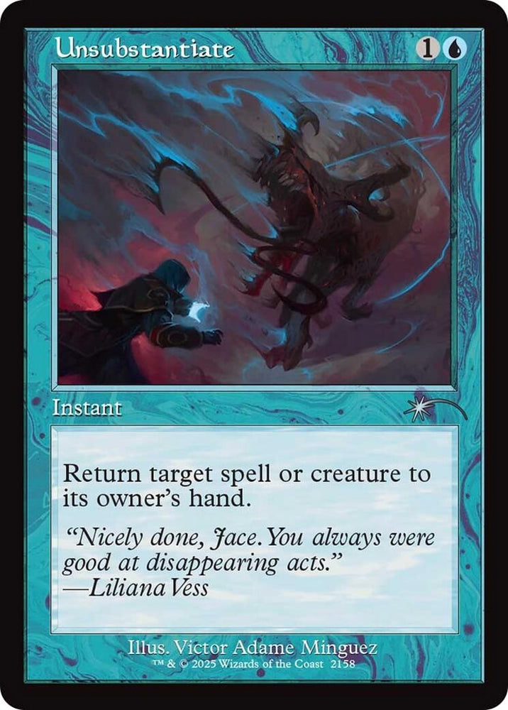 Image for Unsubstantiate (Retro Frame) (2158) [Secret Lair Drop Series] - Magic: The Gathering