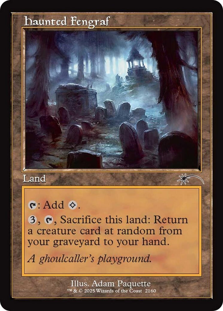 Image for Haunted Fengraf (Retro Frame) (2160) [Secret Lair Drop Series] - Magic: The Gathering