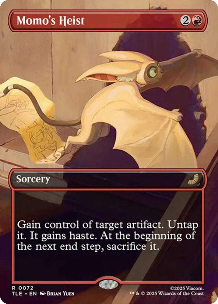 Image for Momo's Heist (Borderless) (72) [Avatar: The Last Airbender: Eternal-Legal] - Magic: The Gathering