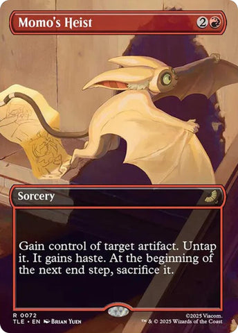 Image for Momo's Heist (Borderless) (72) [Avatar: The Last Airbender: Eternal-Legal] - Magic: The Gathering