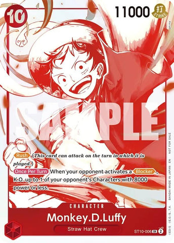 Image for Monkey.D.Luffy - ST10-006 (3rd Anniversary Treasure Campaign Pack) (ST10-006) [One Piece Promotion Cards] - One Piece Card Game