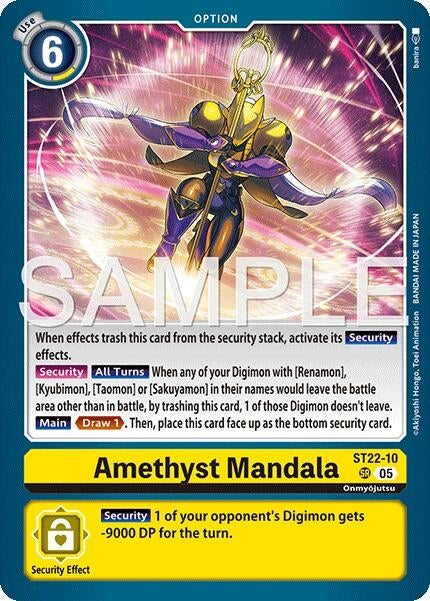 Amethyst Mandala (ST22-10 SR) [Starter Deck 22: Amethyst Mandala Advanced Deck Set]