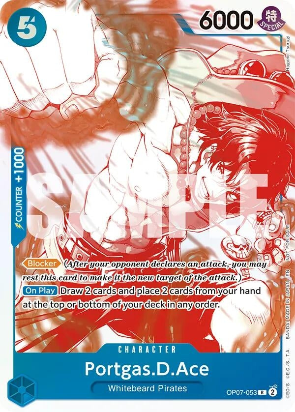 Image for Portgas.D.Ace - OP07-053 (3rd Anniversary Treasure Campaign Pack) (OP07-053) [One Piece Promotion Cards] - One Piece Card Game