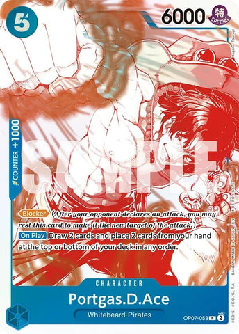 Image for Portgas.D.Ace - OP07-053 (3rd Anniversary Treasure Campaign Pack) (OP07-053) [One Piece Promotion Cards] - One Piece Card Game
