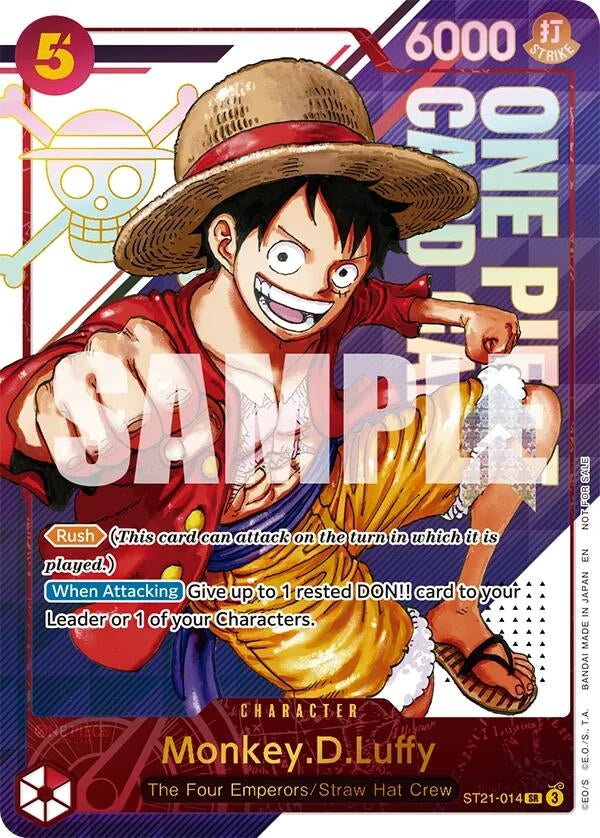 Image for Monkey.D.Luffy - ST21-014 (3rd Anniversary Treasure Campaign Pack) (ST21-014) [One Piece Promotion Cards] - One Piece Card Game