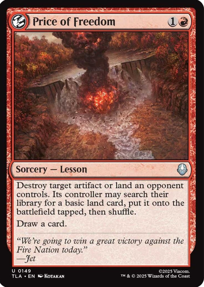 Image for Price of Freedom (149) [Avatar: The Last Airbender] - Magic: The Gathering