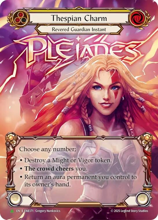 Image for Thespian Charm - FAB371 (FAB371) [Flesh and Blood: Promo Cards] - Flesh and Blood TCG