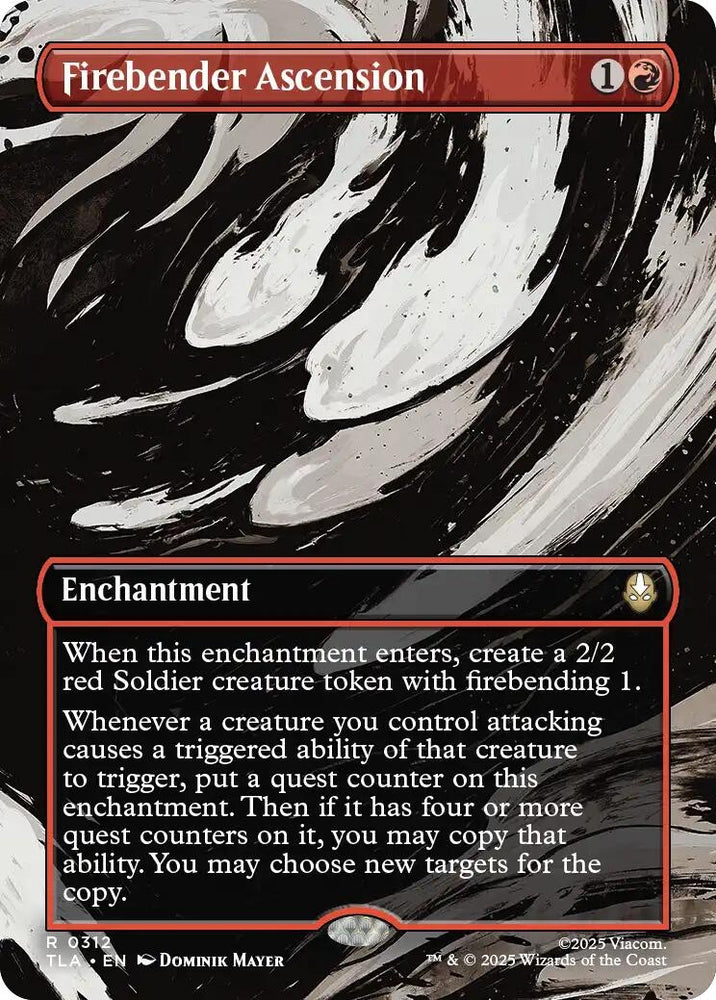 Image for Firebender Ascension (Borderless) (312) [Avatar: The Last Airbender] - Magic: The Gathering