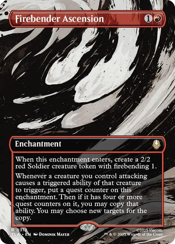 Image for Firebender Ascension (Borderless) (312) [Avatar: The Last Airbender] - Magic: The Gathering